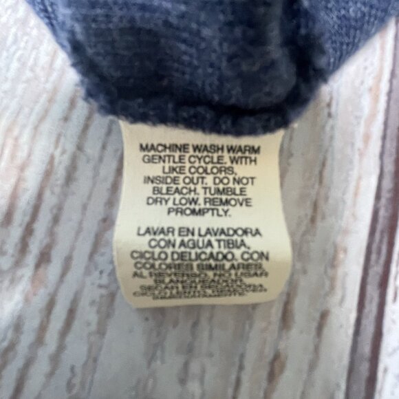 Vintage TownCraft V Neck Knit Pullover Sweater Vest XXL Mens BlueMade in USA‎ - Picture 8 of 9